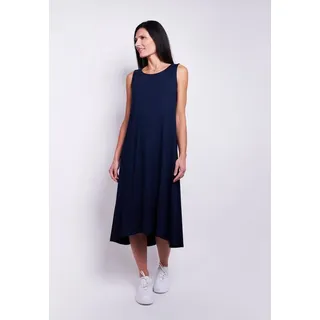 Seidel Moden Midikleid ärmellos, aus Viskose - MADE IN GERMANY blau 48
