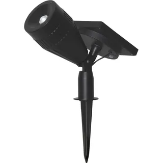 StarTrading LED Solar Gartenspot warmweiss Gartenspieß Sensor Gartenleuchte