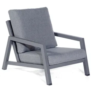SonnenPartner Lounge-Sessel Empire Alu/anthrazit inkl. Kissen SonnenPartner