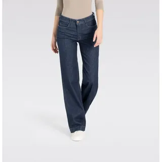 MAC Wide Leg Jeans mit Bügelfalte in Rinse-Waschung-D36 / L32
