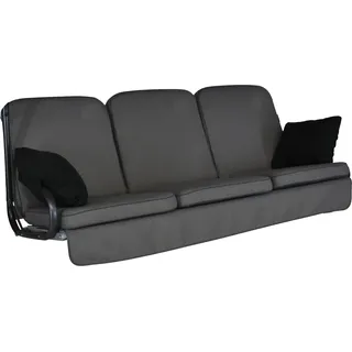 Angerer Comfort Style Bankauflage 180 x 177 x 9 cm dunkelgrau