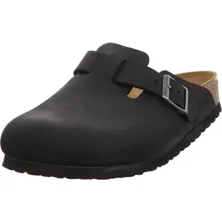 Birkenstock Boston Nubukleder geölt schwarz 40