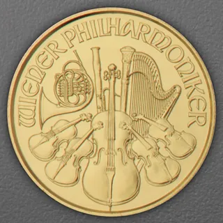 Münze Österreich 1/25 Unze Goldmünze Wiener Philharmoniker