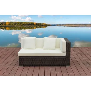 OUTFLEXX Gartenlounge-Bank BasicLine W37 braun