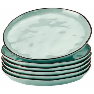 Mirabeau Dessertteller Biarré 6er Set türkis