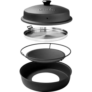 OMNIA Stovetop Pizzaofen Schwarz