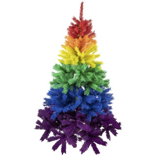 Weihnachtsbaum Rainbow Kunststoff Bunt