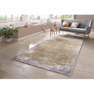 Teppich MERINOS "Gayla" Teppiche Gr. B/L: 200 cm x 290 cm, 12 mm, 1 St., beige Esszimmerteppiche