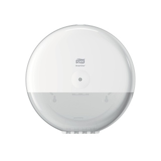 Tork Toilettenpapierspender SmartOne, T8 kompatibel, Einzelblatt 680000 , Kunststoff, weiß, Maße (B x H x T): 26,9 x 26,9 x 15,6 cm