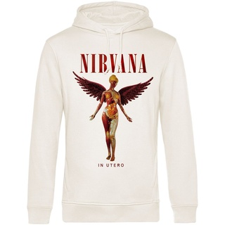 Nirvana Kapuzenpullover - In Utero - XL bis XXL - für Männer - Größe XXL - beige  - Lizenziertes Merchandise! - XXL