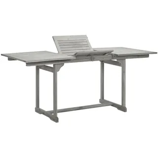deluke Garten-Esstisch VEGO 120-170 x 80 x 75 cm Grau