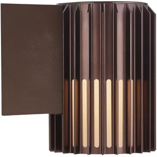 Nordlux Außenwandleuchte Aluminium 16,8 cm E27 IP54 braun