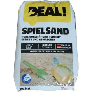 25kg Spielsand Quarzsand Sand Kinderspielsand Dekosand Sand für Garten 2mm Körnung Braun Beige Sandkasten Nord