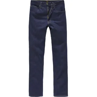 Straight-Jeans LEE "Brooklyn" Gr. 36, Länge 32, blau (rinse) Herren Jeans Regular Fit