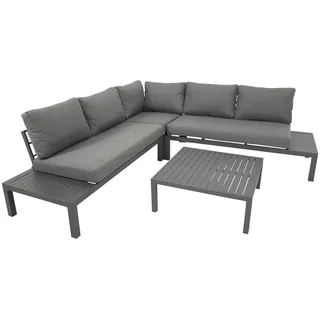 DEGAMO ROVIGNO Loungeset Aluminium anthrazit grau