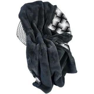 Star Home Textil Amala Kuscheldecke 130 x 170 cm Grau