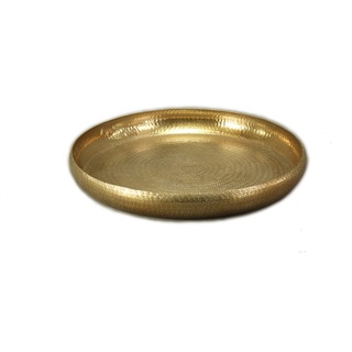 Tablett rund, Gold 53 cm