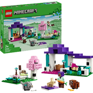LEGO Minecraft 21253 Das Tierheim Bausatz, Mehrfarbig