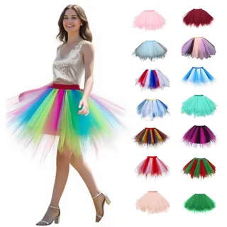 tüllrock Damen,tüllrock,tütü,bunter,Karneval,tüll,Fasching,Tutu,kostüm,bunter,tüllröcke,Petticoat,große,größen,XXL,Unterrock,Pastell,kurz,Tutus,Tulle,lang,kurzer,XXXL,Lichterkette,tülleock,Leuchtend