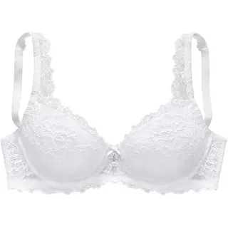 LASCANA Push-up-BH Damen weiß Gr.80D