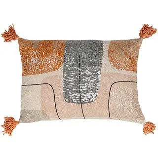 Bloomingville Kissen "Lanzo" in Beige - (L)50 x (B)35 cm