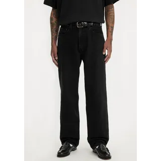 Levi's für Herren. 29037-0066 Jeans 568 Loose Straight schwarz (32/34), Lässig, Baumwolle, Denim