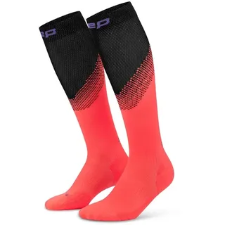 CEP Run Edt. Split Kompressionssocken 2 Paar orange/rot IV