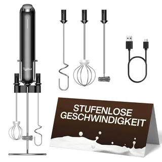 typhur InstaWhisk Milchaufschäumer schwarz