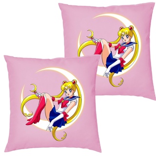 Blondie & Brownie Dekokissen Fun Comic Sailor Moon Anime Manga rosa