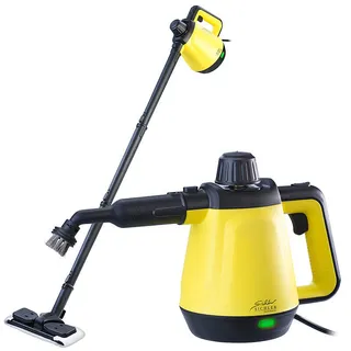Sichler Haushaltsgeräte 2in1-Hand-Dampfreiniger 1.200 W gelb