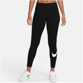 Nike Sportswear Leggings Essential Women's Mid-Rise Swoosh Leggings schwarz S (36)