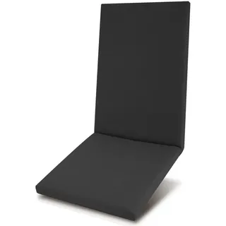 Beautissu Hochlehner Auflage 120 x 50 x 5 cm Anthrazit 2 St.