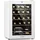 Weinkühlschrank 1 Zonen Getränkekühlschrank Klein Freistehender Kleiner Weinschrank 53L Wein-Kühlschrank mit Glastür Indoor/Outdoor