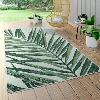 Paco Home In- & Outdoor Teppich Balkon Terrasse Küchenteppich Gartenteppich Modern, Grösse:60x110 cm,