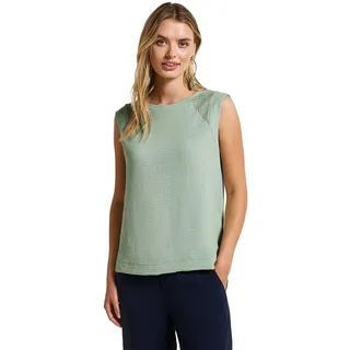 STREET ONE Damen Top mit Mesh-Details - 40