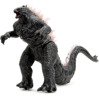 Jada Toys Godzilla Heat-Ray Breath RC Figur (63 cm) mit Wasserdampf-Hitzestrahl - ferngesteuerte Actionfigur aus Godzilla x Kong: The New Empire für Kinder ab 6 Jahre, Spielzeug mit Sound & Licht