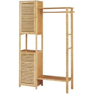 [en.casa] Garderobenständer Oldsum 164 x 99 x 29 cm Beige