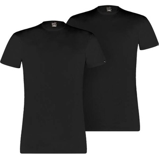 PUMA Basic Herren Crew Neck T-Shirt 2er-Pack, black, XL