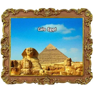 Kühlschrankmagnet, Motiv: Kairo Ägypten, Touristen-Souvenir, Kühlschrankmagnet, Kühlschrankdekoration, Magnete