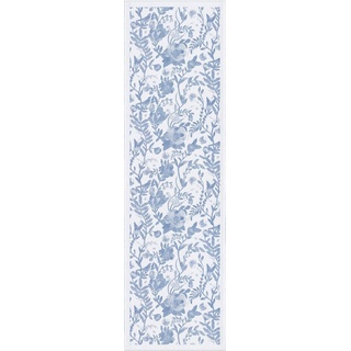 Ekelund Tischläufer Tischläufer Dream 10 35x120 cm, gewebt blau