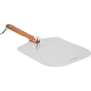 Famanu Pizzaschieber 30 cm - mit Acaciahölzern Handgriff - für Pizza und Brot