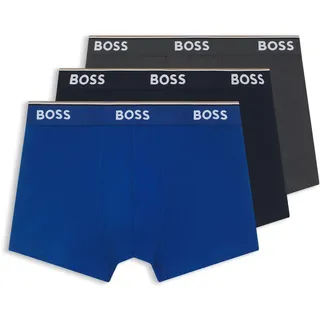 Boss Power Boxershorts 3 Einheiten Open Blue M