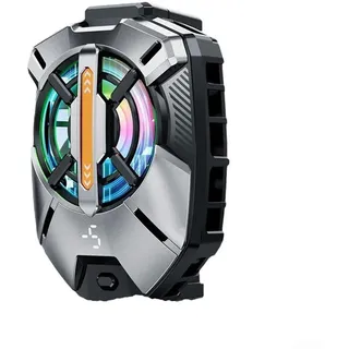 Handy-Kühler, Handy-Kühler mit Halbleiter-Kühlchip, intelligente schnelle Kühlung, kompatibel mit 11,9 - 18,3 cm Handybreite für Gaming/Live-Stream (FS09 Digitalanzeige)