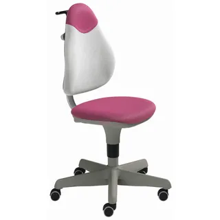 Paidi Jugenddrehstuhl, Rosa, Weiß, Textil, Sternfuß, 63x86-102x53 cm, Stoffauswahl, Typenauswahl, Arbeitszimmer, Bürostühle, Jugend- & Kinderschreibtischstühle