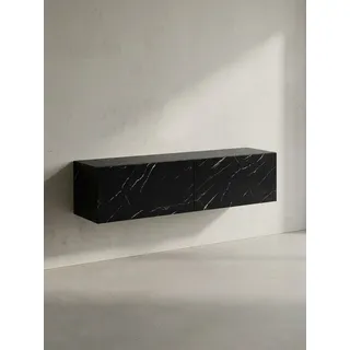 KADIMA DESIGN Lowboard 120x30x30 cm Schwarz Metall