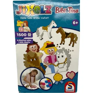 💖 Schmidt Spiele – JIXELZ Bibi & Tina – 1500 Teile – 4 Motive oder 1 XXL-Motiv