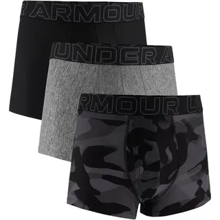 Under Armour Performance Tech Boxershorts Camouflage Schwarz/Grau XXL 3er Pack