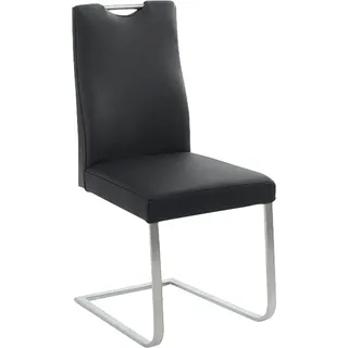 K+W Komfort & Wohnen Freischwinger 6194 Leder schwarz