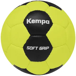 Kempa Soft Grip Handball Kinder fluo gelb/schwarz