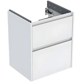 Geberit Waschtischunterschrank 2 Schubladen 50,4 x 60,6 x 40,5 cm Weiß